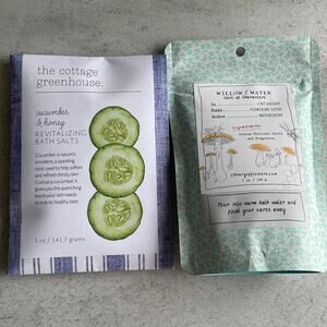 Library of Flowers and The Cottage Greenhouse Bath Salts